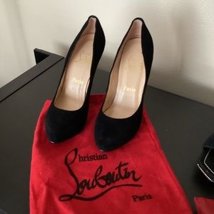 Christian LouBoutin black heels